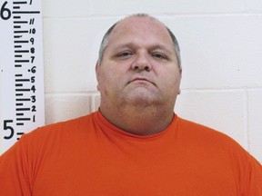 This undated booking photo released by the York County Sheriff's Department shows Michael Middleton, accused of marrying women in multiple states including New Hampshire. Middleton, who avoided jail time on bigamy charges could end up behind bars after all after authorities say he lied about his whereabouts and then disappeared.  Middleton pleaded guilty last month and was given a 12-month suspended sentence. A warrant was issued for his arrest Wednesday, May 8, 2019, after a probation officer said Middleton was missing. (York County Sheriff's Department via AP, File)