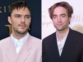Nicholas Hoult, left, and Robert Pattinson. (Getty Images file photos)