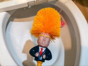 The Chinese appear to believe diplomacy is in the toilet. Just ask the Donald Trump toilet brush.