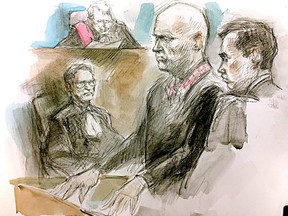 Justice John McMahon sentences Bruce McArthur on Feb. 8, 2019.