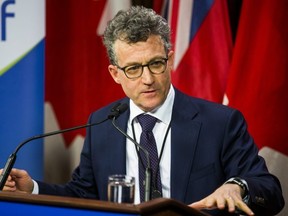 Peter Weltman, Ontario's Financial Accountability Officer, addresses media regarding the Spring 2019 Economic and Budget Outlook during a press conference at Queen's Park media studio in Toronto on Wednesday, May 22, 2019. Ernest Doroszuk/Toronto Sun