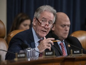 House Ways and Means Committee Chairman Richard Neal, D-Mass., is joined at right by Rep. Tom Reed, R-N.Y., at a hearing on taxpayer noncompliance on Capitol Hill in Washington, Thursday, May 9, 2019.