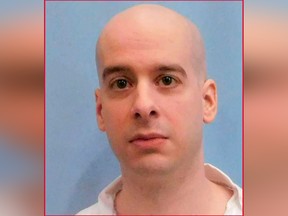 This photo provided by the Alabama Department of Corrections shows Michael Brandon Samra.