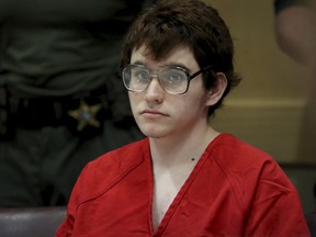 School shooting suspect Nikolas Cruz appears for a hearing at the Broward Courthouse in Fort Lauderdale, Fla., Tuesday, May 21, 2019.