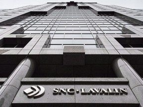 The headquarters of SNC Lavalin is seen Thursday, November 6, 2014 in Montreal.