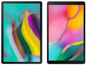 Samsung Galaxy Tab s5e (L) and Samsung Galaxy Tab A (2019, 10.1).