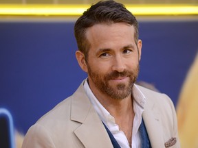Ryan Reynolds attends the premiere of his film "Pokemon Detective Pikachu" at Times Square, May 3, 2019, in New York. (Ivan Nikolov/WENN.com)
