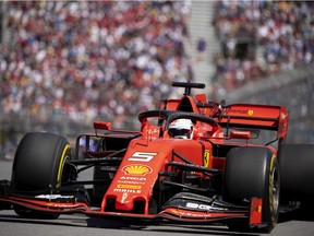Ferrari Mission driver Sebastian Vettel during the Canadian Grand Prix at Circuit Gilles-Villeneuve in Montreal on Sunday, June 9, 2019.