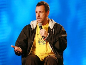 LOS ANGELES, CALIFORNIA - MAY 29: Adam Sandler speak during panel discussion at FYC Event For Netflix's "Adam Sandler: 100% Fresh" at Netflix FYSEE At Raleigh Studios on May 29, 2019 in Los Angeles, California.