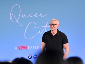 CNN Anchor Anderson Cooper  speaks during QUEER CITY: A CNN Experience on June 27, 2019 in New York City. (Mike Coppola/Getty Images)