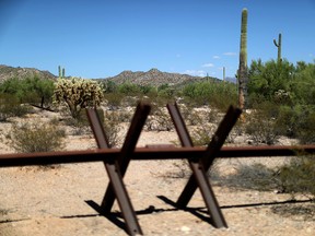 The U.S.-Mexico border is seen near Lukeville, Arizona, September 11, 2018. (REUTERS/Lucy Nicholson)