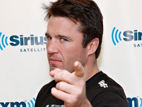 Mixed martial arts fighter Chael Sonnen visits the SiriusXM Studios in New York City on Jan. 24, 2013.