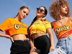 Forever 21's new clothing collection with Cheetos.