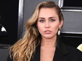 Miley Cyrus attends the 61st Annual GRAMMY Awards at Staples Center on February 10, 2019 in Los Angeles, California.