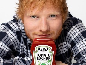 Ed Sheeran announces partnership with Heinz ketchup on Wednesday, June 5, 2019.