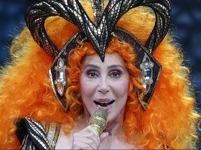 Cher performs during her Here We Go Again Tour at Rod Laver Arena on October 3, 2018 in Melbourne, Australia.