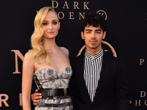 Sophie Turner and Joe Jonas attend the premiere of 20th Century Fox's "Dark Phoenix" at TCL Chinese Theatre on June 04, 2019 in Hollywood, California.