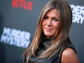 Jennifer Aniston attends the L.A. premiere of Netflix's "Murder Mystery" at Regency Village Theatre on June 10, 2019 in Westwood, Calif. (Rich Fury/Getty Images)