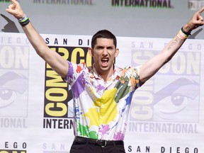 Writer/producer Max Landis at Dirk Gently's Holistic Detective Agency: BBC America Official Panel during Comic-Con International 2017 at San Diego Convention Center on July 23, 2017 in San Diego, Calif.  (Kevin Winter/Getty Images)