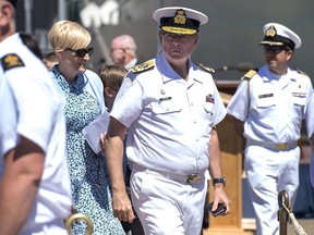 Vice-Admiral Mark Norman attends the Royal Canadian Navy Change of Command ceremony in Halifax on Wednesday, June 12, 2019. The Department of National Defence says Vice-Admiral Mark Norman is retiring from the Canadian Forces.THE CANADIAN PRESS/Andrew Vaughan
