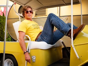 Among 2019's films dominated by straight white men, was Quentin Tarantino's "Once Upon a Time in Hollywood," starring Brad Pitt.