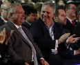 Ontario Premier Doug Ford and Dean French (R) at the 2018 Ontario PC Convention at the Toronto Congress Centre on Saturday Nov. 17, 2018.