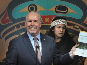 Premier John Horgan, announced the government will invest $1.46 million to send more B.C. athletes to the 2020 North American Indigenous Games in Halifax  Nick Procaylo/PNG