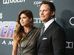 Katherine Schwarzenegger and Chris Pratt attend the Los Angeles World Premiere of Marvel Studios' "Avengers: Endgame" at the Los Angeles Convention Center on April 23, 2019 in Los Angeles. (Jesse Grant/Getty Images for Disney)