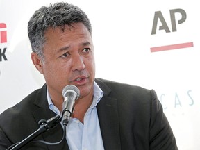 Former MLB pitcher and 1986 World Series Champion pitcher Ron Darling participates in a discussion panel at the "Breakfast of Champions" at the Gramercy Park Hotel on Monday, July 15, 2013, in New York City. (Brian Ach/AP Images for The Legacy Agency)