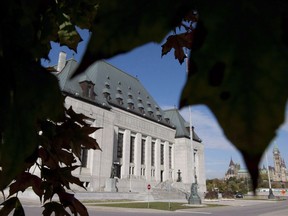 The Supreme Court of Canada is seen in Ottawa on October 2, 2012.