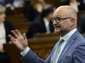 Minister of Justice and Attorney General of Canada David Lametti stands during question period in the House of Commons on Parliament Hill in Ottawa on Monday, June 10, 2019. THE CANADIAN PRESS/Sean Kilpatrick