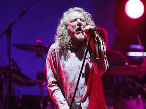 Robert Plant in concert at Massey Hall in Toronto tonight in Toronto, Ont. on Tuesday September 30, 2014.