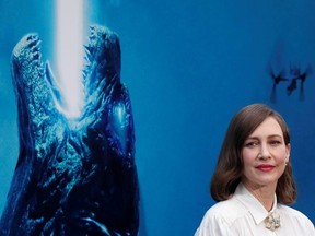 Cast member Vera Farmiga poses at a premiere for "Godzilla: King of the Monsters" in Los Angeles, California, U.S., May 18, 2019.