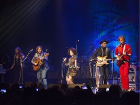 Arcade Fire, performing at Kanpe Kanaval, a benefit for Haiti charity Kanpe at Metropolis in Montreal, Thursday March 16, 2017.