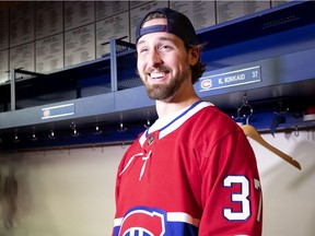 "I want to be a guy they can count on when they need somebody to win a game and give Carey a night off," says Montreal Canadiens backup goalie Keith Kinkaid.