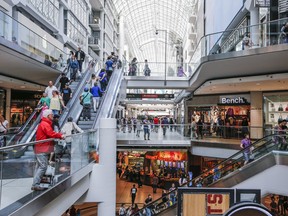 Toronto's Eaton Centre is pictured in this undated file photo. (Toronto Sun file photo)