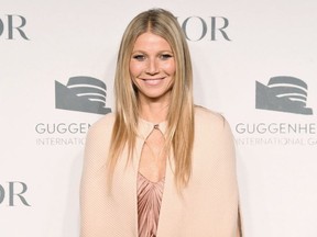Gwyneth Paltrow attends the Guggenheim International Gala Dinner made possible by Dior at Solomon R. Guggenheim Museum on November 15, 2018 in New York City.