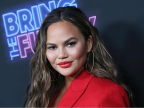 Chrissy Teigen attends the premiere of NBC's "Bring The Funny" at Rockwell Table & Stage on June 26, 2019 in Los Angeles, California.