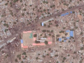 An aerial view of Baga, Nigeria.