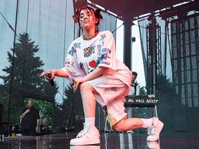 Billie Eilish performs on stage at Marymoor Park on June 2, 2019 in Redmond, Wash.