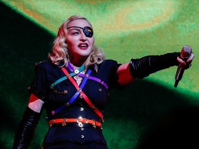 Madonna performs at the 2019 Pride Island concert during New York City Pride in New York City, New York, U.S., June 30, 2019.