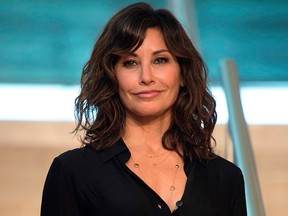 Gina Gershon poses during a photocall in the northern Spanish Basque city of San Sebastian, where Woody Allen will start shooting his yet-untitled next film, on July 9, 2019.