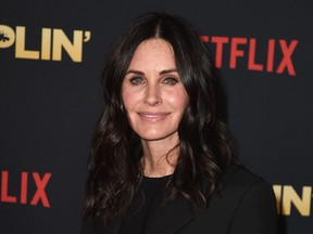 Courteney Cox arrives at the premiere of Netflix's "Dumplin'" at the Chinese Theater on December 6, 2018 in Los Angeles, California. Kevin Winter/Getty Images