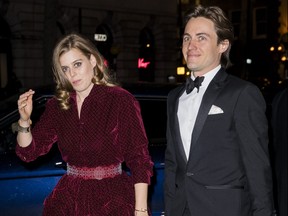 Princess Beatrice and Edoardo Mapelli Mozzi attend the Portrait Gala at National Portrait Gallery on March 12, 2019 in London. (Tristan Fewings/Getty Images)