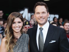 Katherine Schwarzenegger and Chris Pratt attend the Los Angeles World Premiere of Marvel Studios' "Avengers: Endgame" at the Los Angeles Convention Center on April 23, 2019 in Los Angeles, California. Rich Polk/Getty Images for Disney