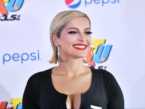 Bebe Rexha poses backstage during 2019 103.5 KTU KTUphoria presented by Pepsi at Northwell Health at Jones Beach Theater on June 15, 2019 in Wantagh, New York. Bryan Bedder/Getty Images for iHeartRadio