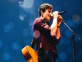Shawn Mendes performs in concert in Los Angeles at the Staples Center on July 5, 2019. (Matt Winkelmeyer/Getty Images)