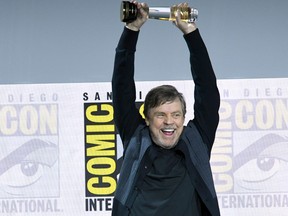 Mark Hamill speaks at the Netflix's "The Dark Crystal: Age Of Resistance" panel during 2019 Comic-Con International at San Diego Convention Center on July 19, 2019 in San Diego, Calif. (Kevin Winter/Getty Images)