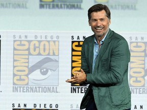 Nikolaj Coster-Waldau speaks at the "Game Of Thrones" panel during 2019 Comic-Con International at San Diego Convention Center on July 19, 2019 in San Diego, Calif. (Kevin Winter/Getty Images)