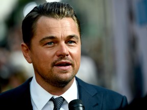 Leonardo DiCaprio arrives at the premiere of Sony Pictures' "One Upon a Time in Hollywood" at the Chinese Theatre on July 22, 2019 in Hollywood, Calif. (Kevin Winter/Getty Images)